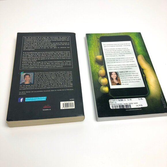lot 2 romans jeunesse: Gamer (tome 1) et Hackers - Picture 2 of 4